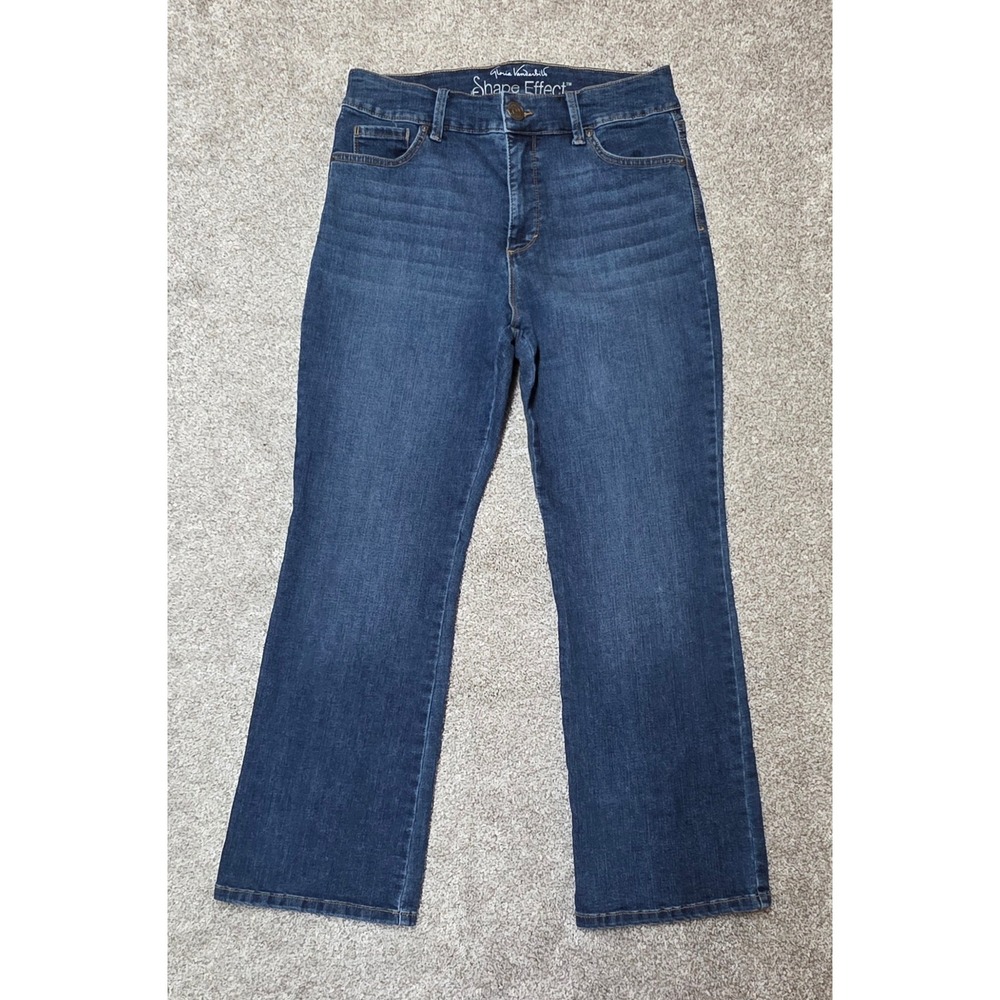 Gloria Vanderbilt Shape Effect Tummy Sculpt Ankle Boot Jeans Dark Wash 10
415
